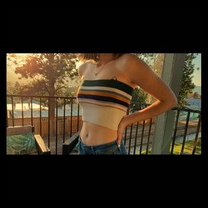 PACSUN strapless crop top!